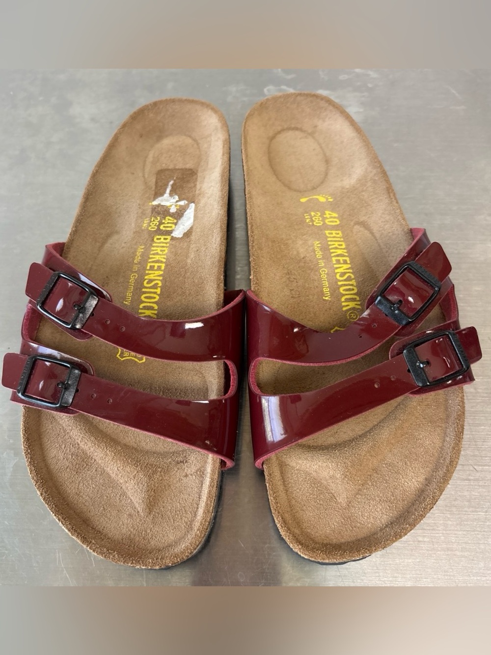 Birkenstock Ibiza Patent Leather Slide Sandals✨